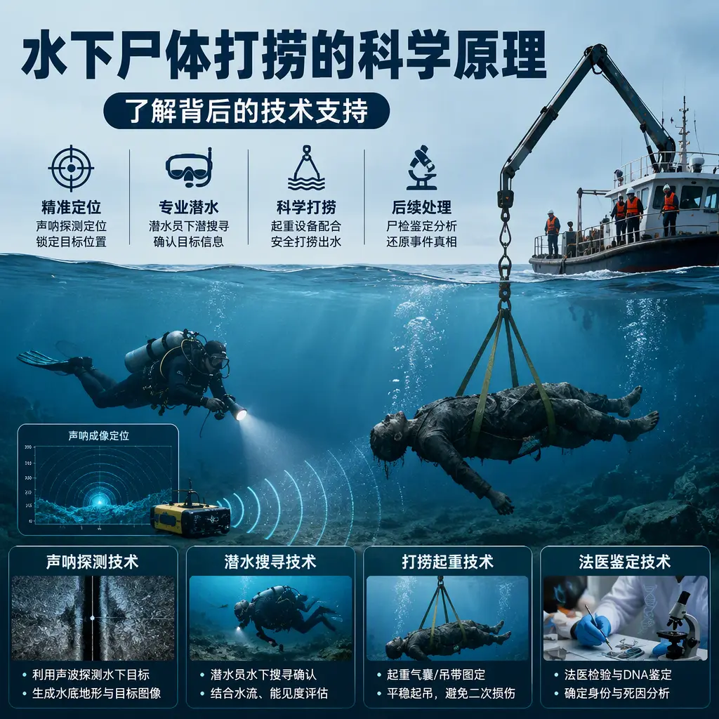 和田水下尸体打捞的科学原理，了解背后的技术支持